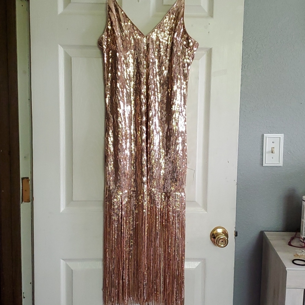sequin dress